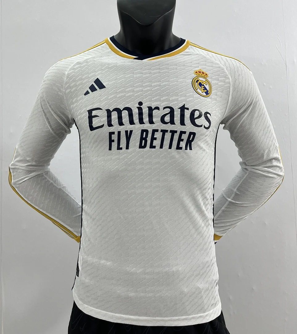 23-24 Real Madrid Home Long Sleeve S-4XL