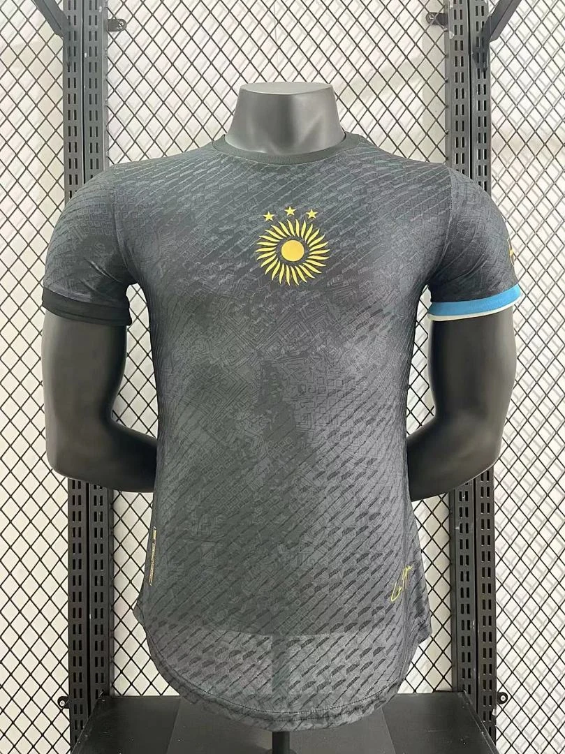 Black/Gray Argentina Blank Back S-2XL