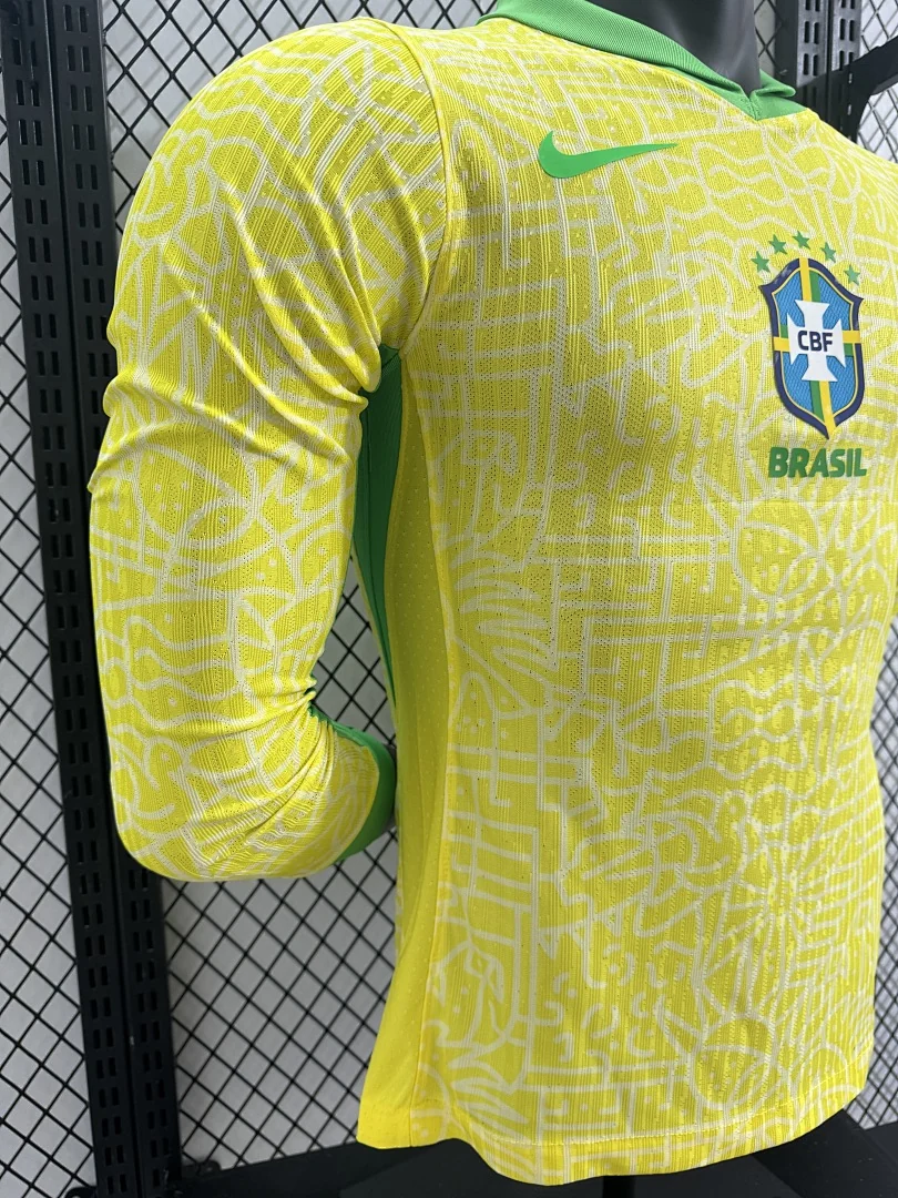 24 Brazil Home Long Sleeve S-2XL - view 6