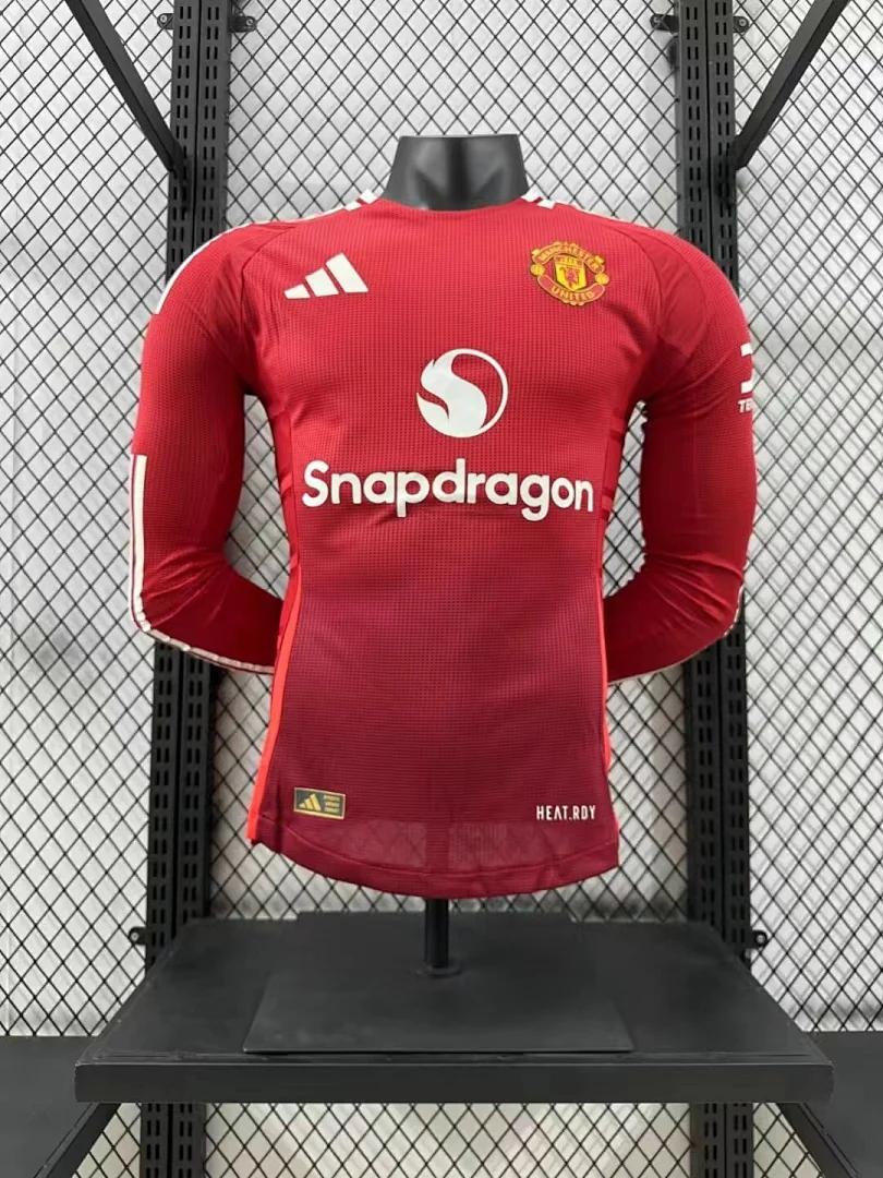 2425 Manchester United Home Long Sleeve S-2XL