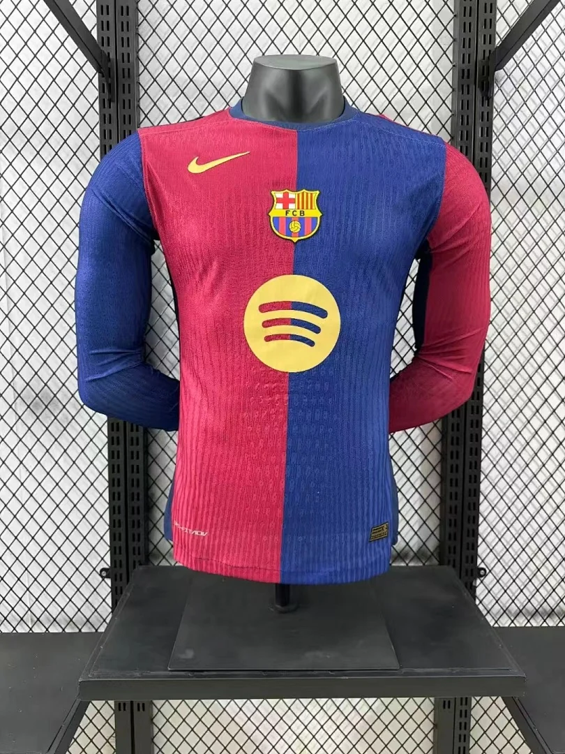 2425 Barcelona Home Long Sleeve S-4XL