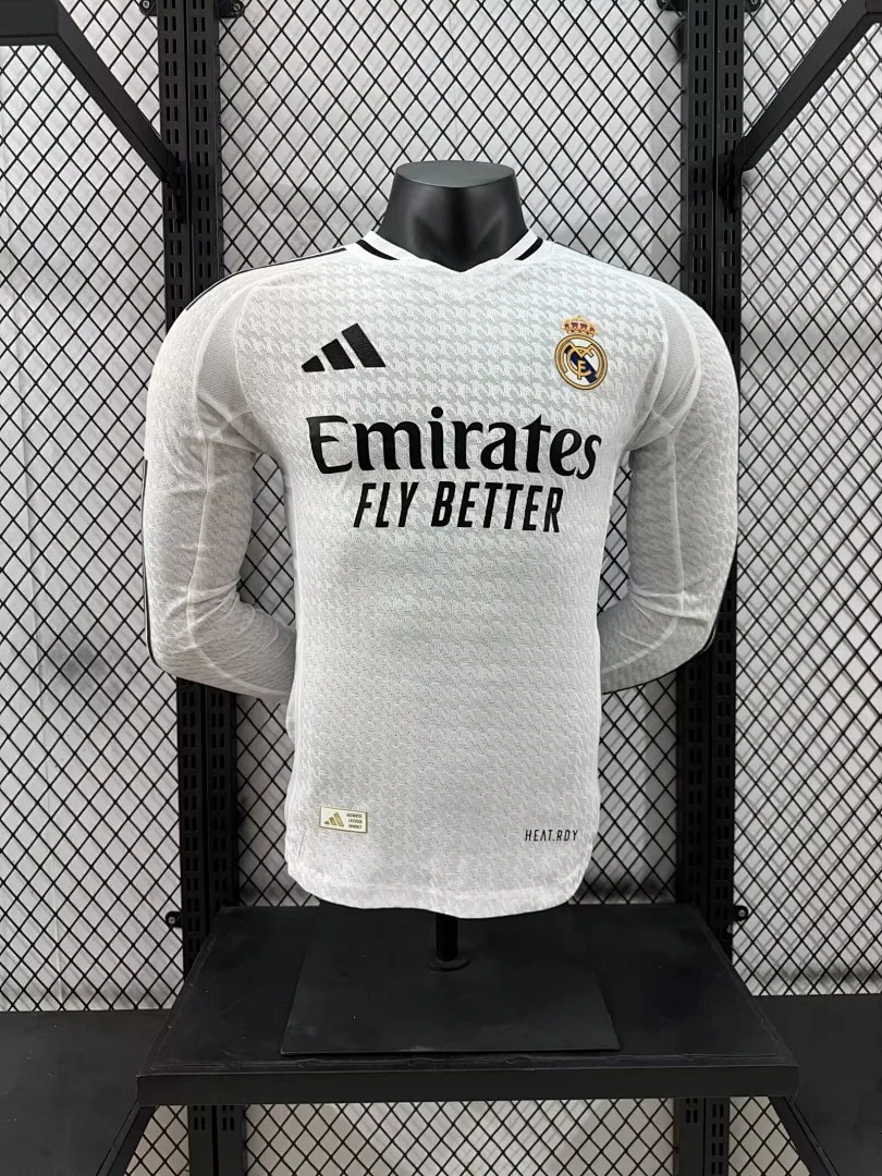 2425 Real Madrid Home Long Sleeve S-4XL