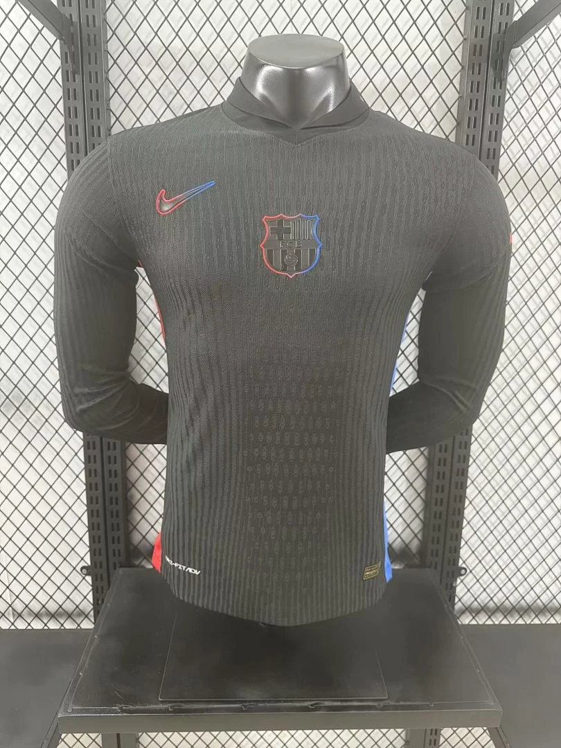 2425 Barcelona Away Long Sleeve S-4XL with Sponsor
