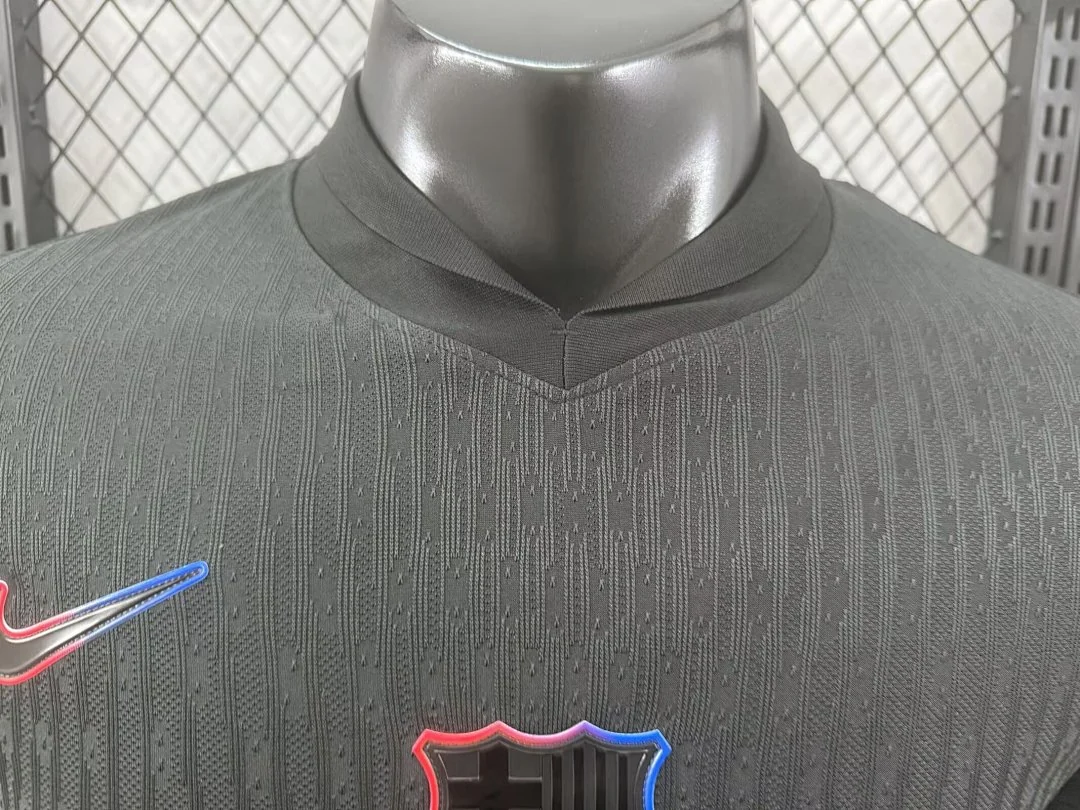2425 Barcelona Away Long Sleeve S-4XL with Sponsor - view 3