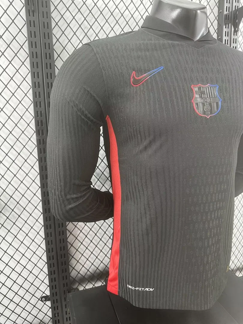 2425 Barcelona Away Long Sleeve S-4XL with Sponsor - view 6