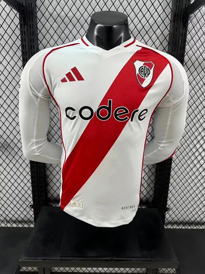 2425 River Plate Home Long Sleeve S-4XL