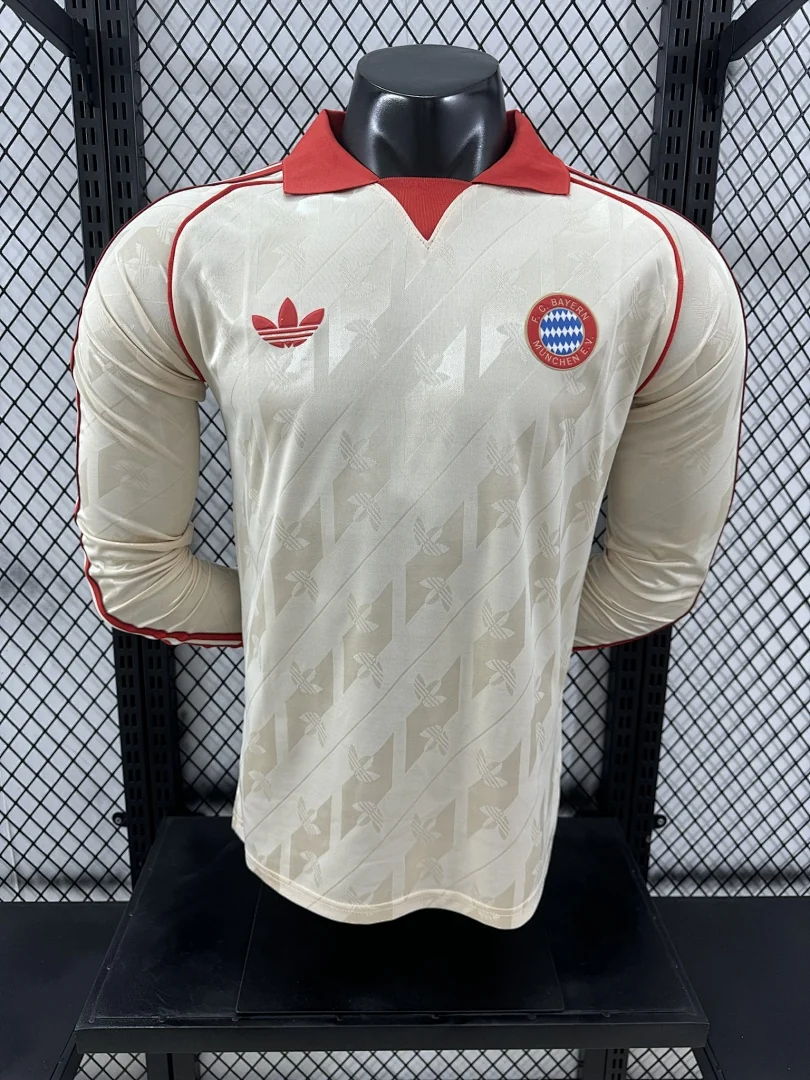 2425 Bayern Munich Long Sleeve Retro S-2XL