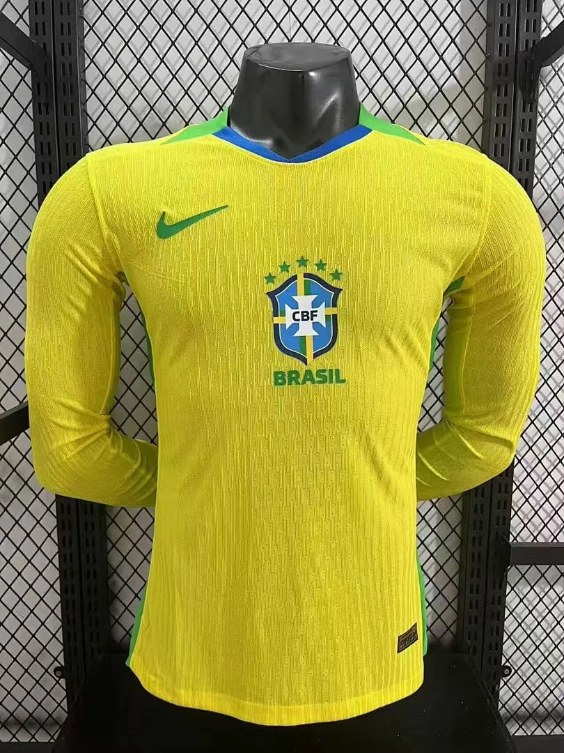 2526 Brazil Home Long Sleeve S-2XL