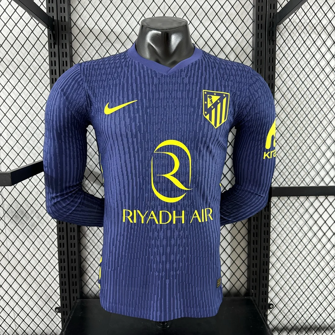 2526 Atletico Madrid Away Long Sleeve S-3XL