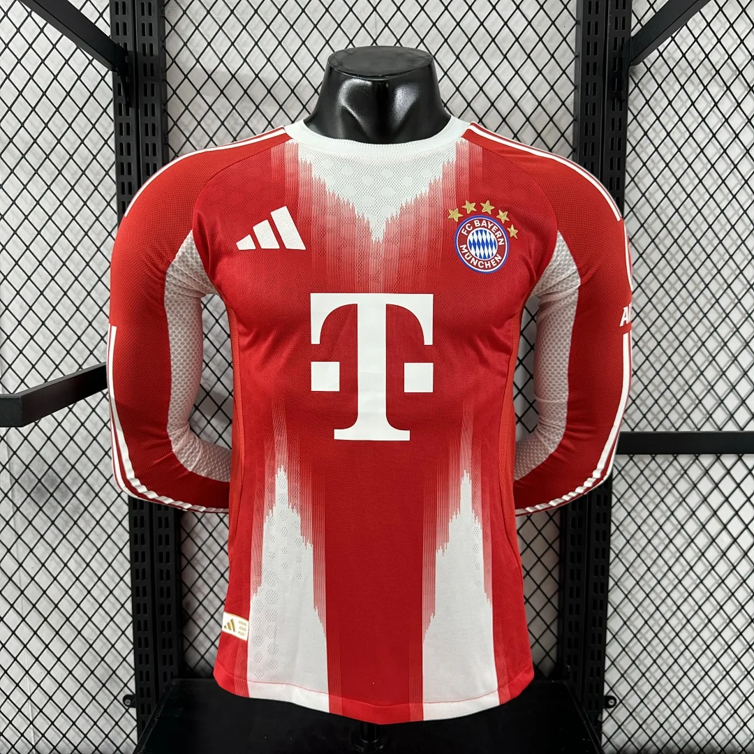 2526 Bayern Munich Home Long Sleeve S-3XL