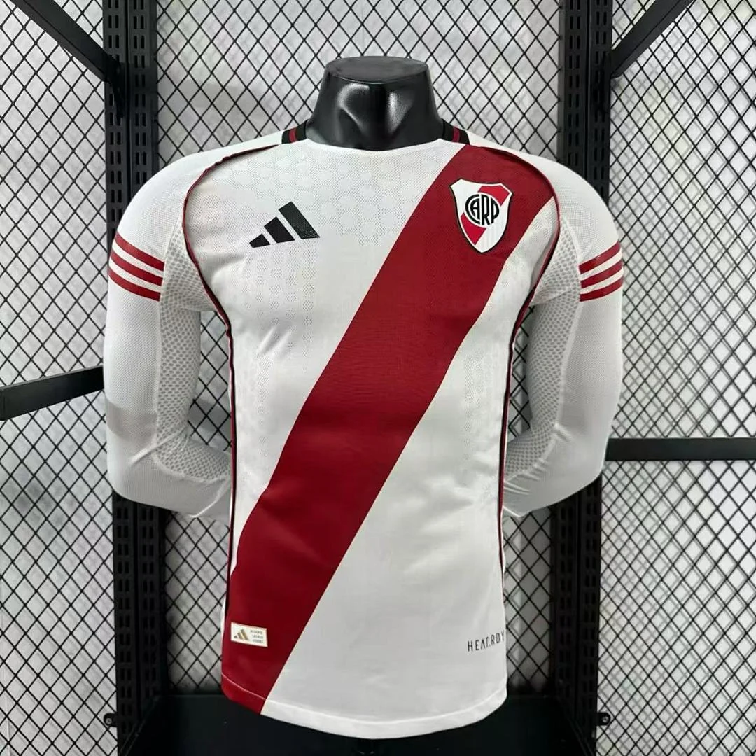 2526 River Plate Home Long Sleeve S-4XL