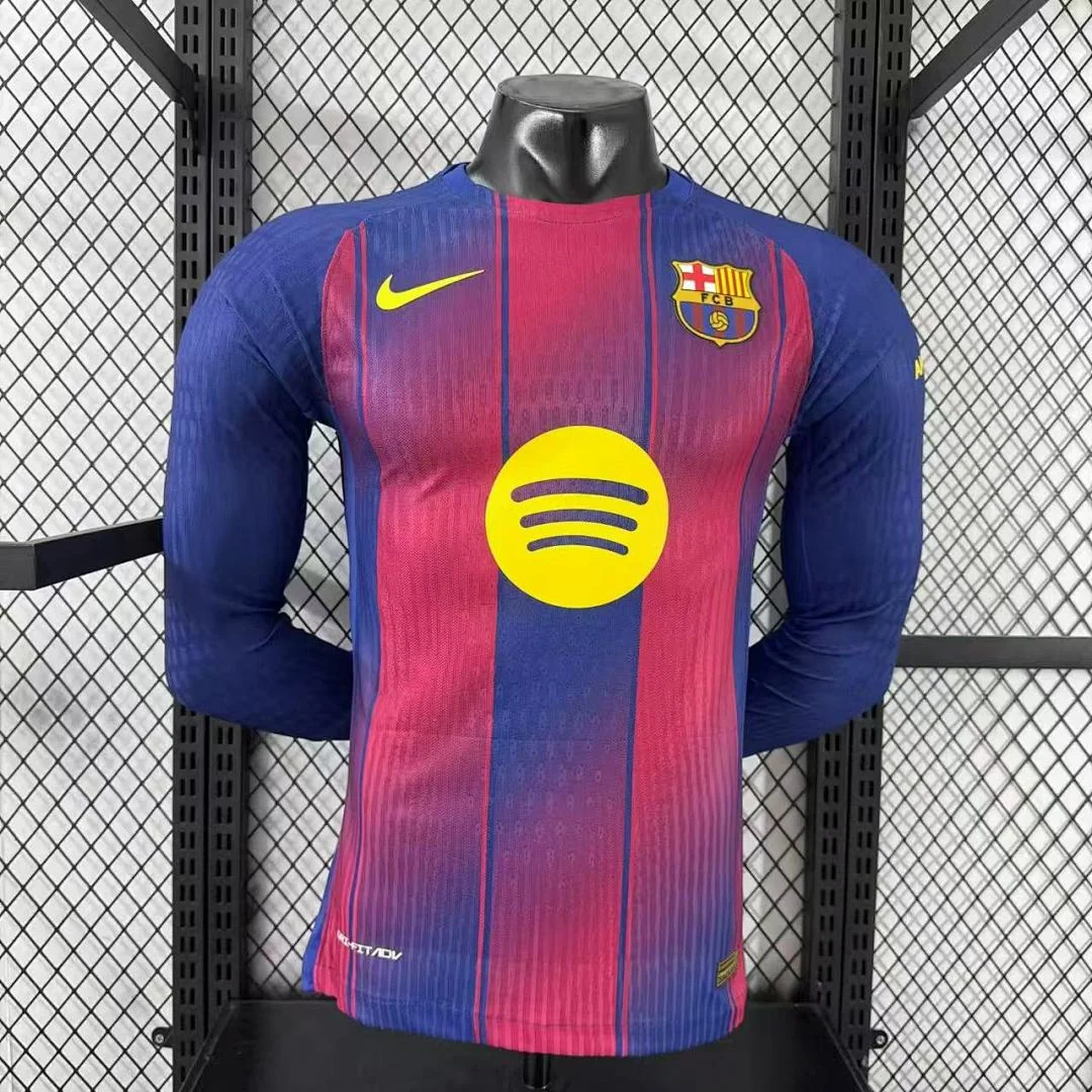 2526 Barcelona Long Sleeve Home S-4XL