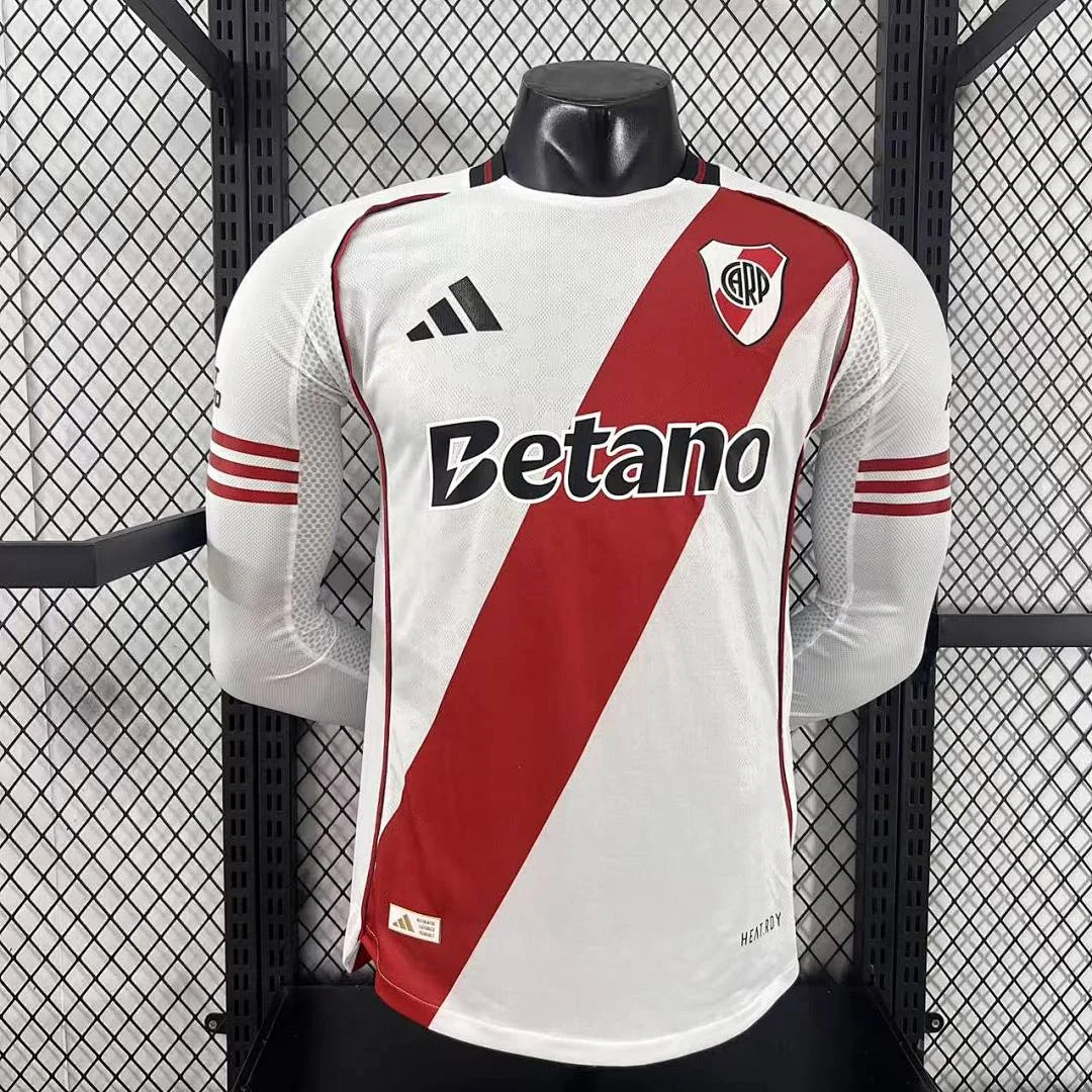 2526 River Plate Home Long Sleeve S-4XL
