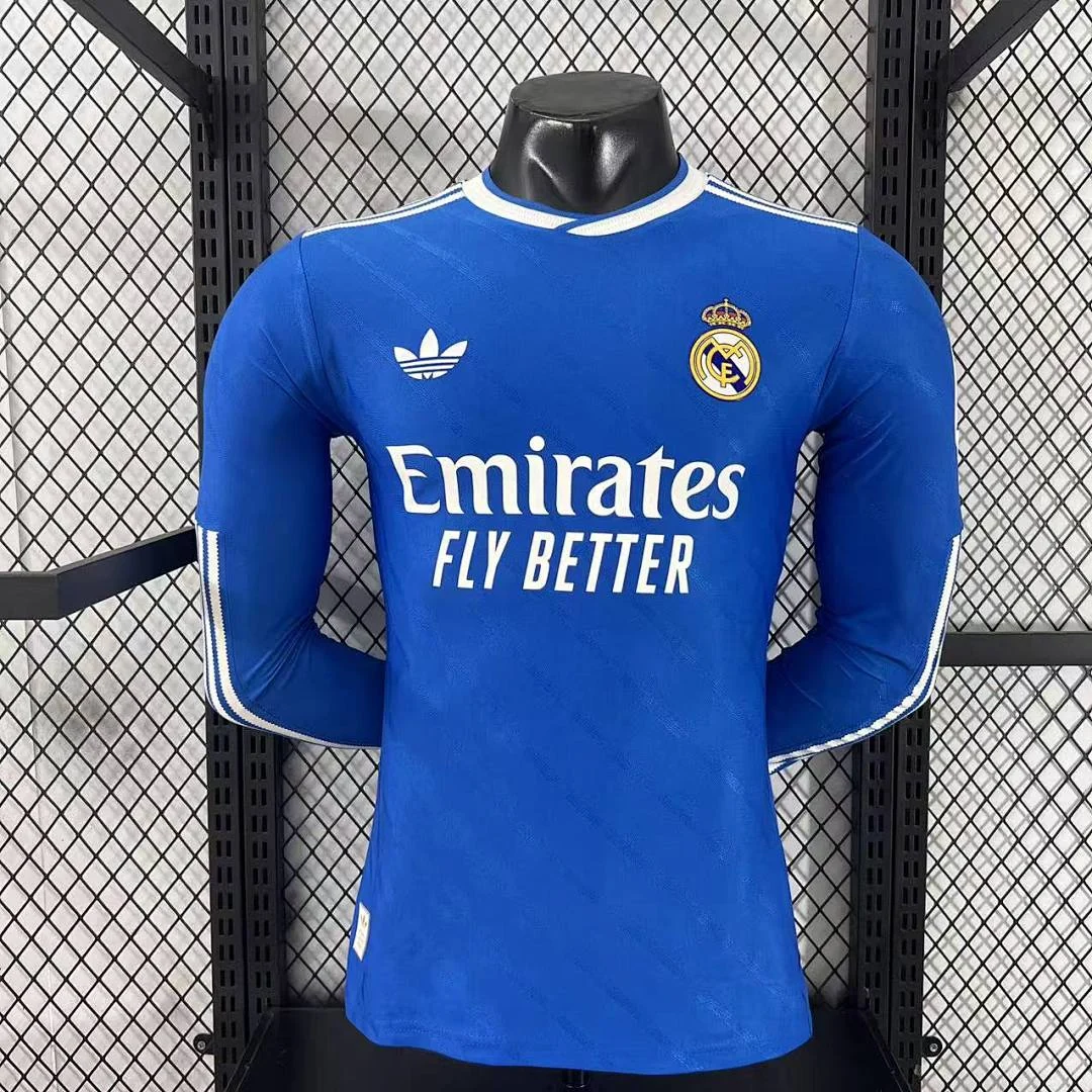 2526 Real Madrid Second Away Long Sleeve S-4XL