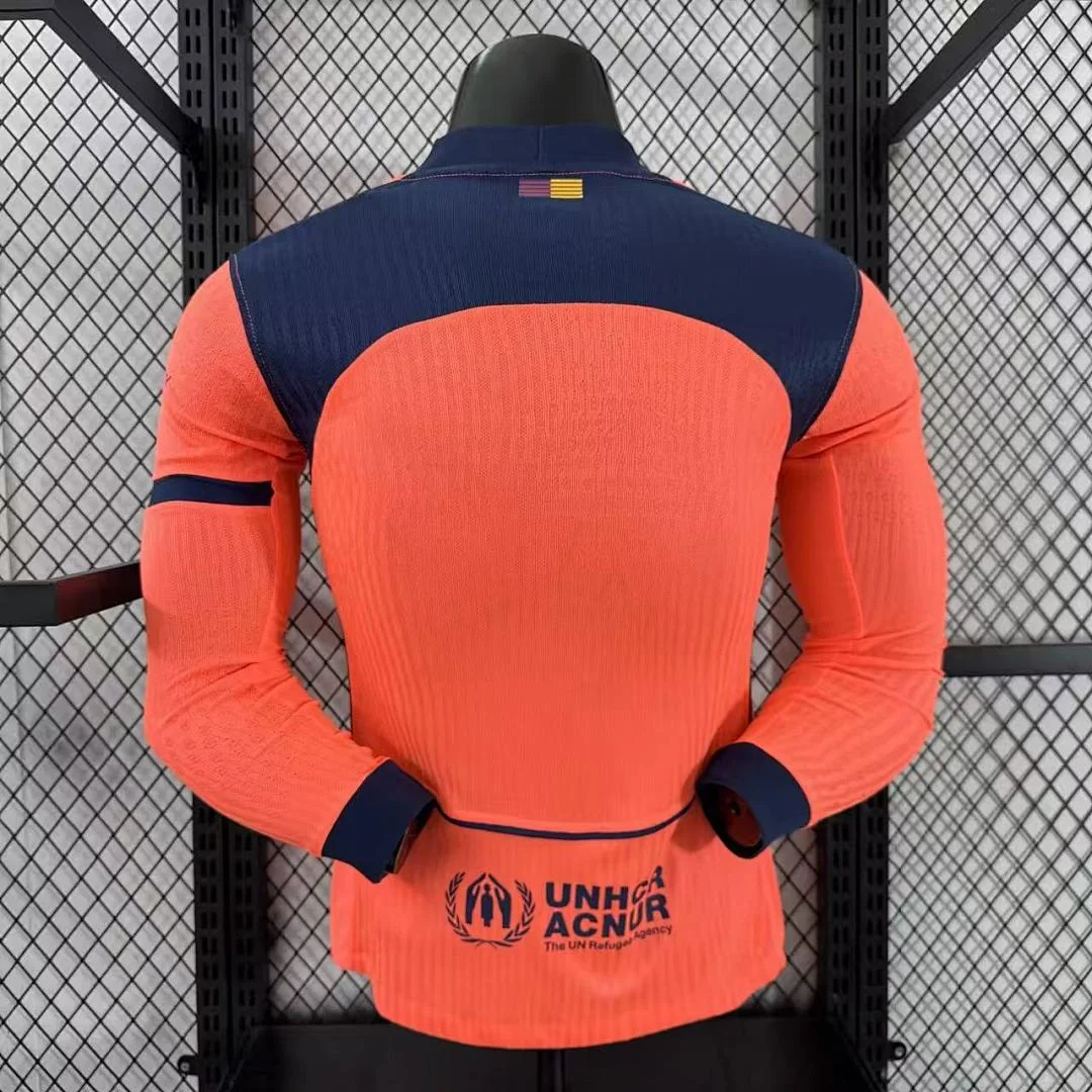 2526 Barcelona Second Away Long Sleeve S-3XL - view 2