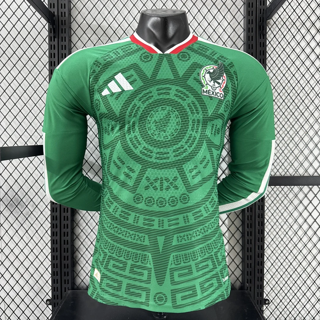 2026 Mexico Home Long Sleeve S-4XL