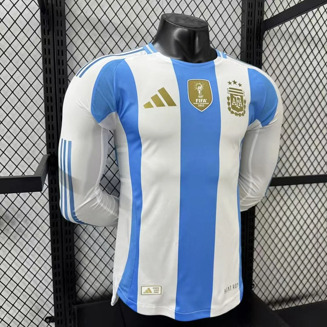2024 Argentina Home Long Sleeve S-3XL - view 7