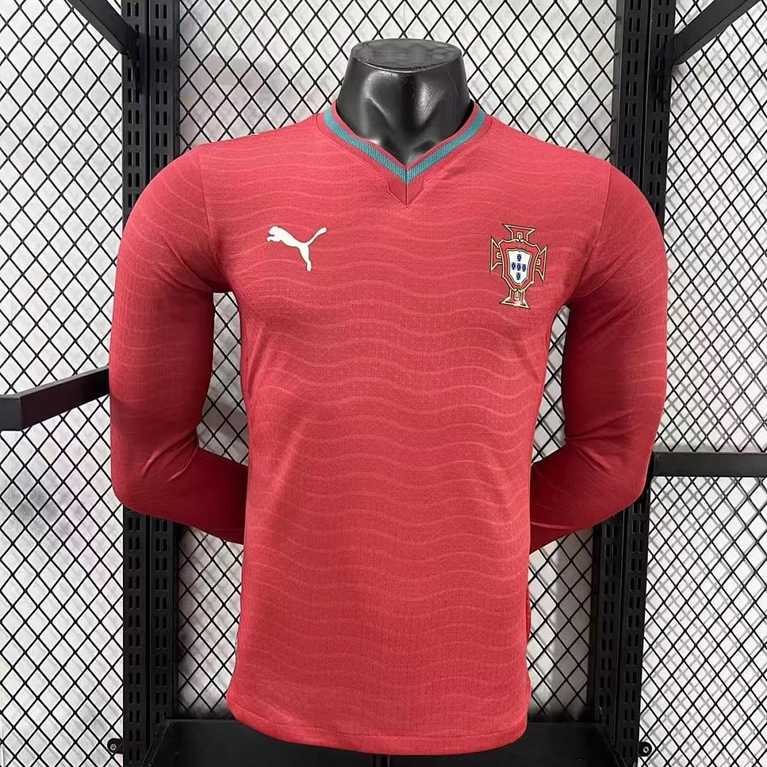 2026 Portugal Home Long Sleeve S-4XL