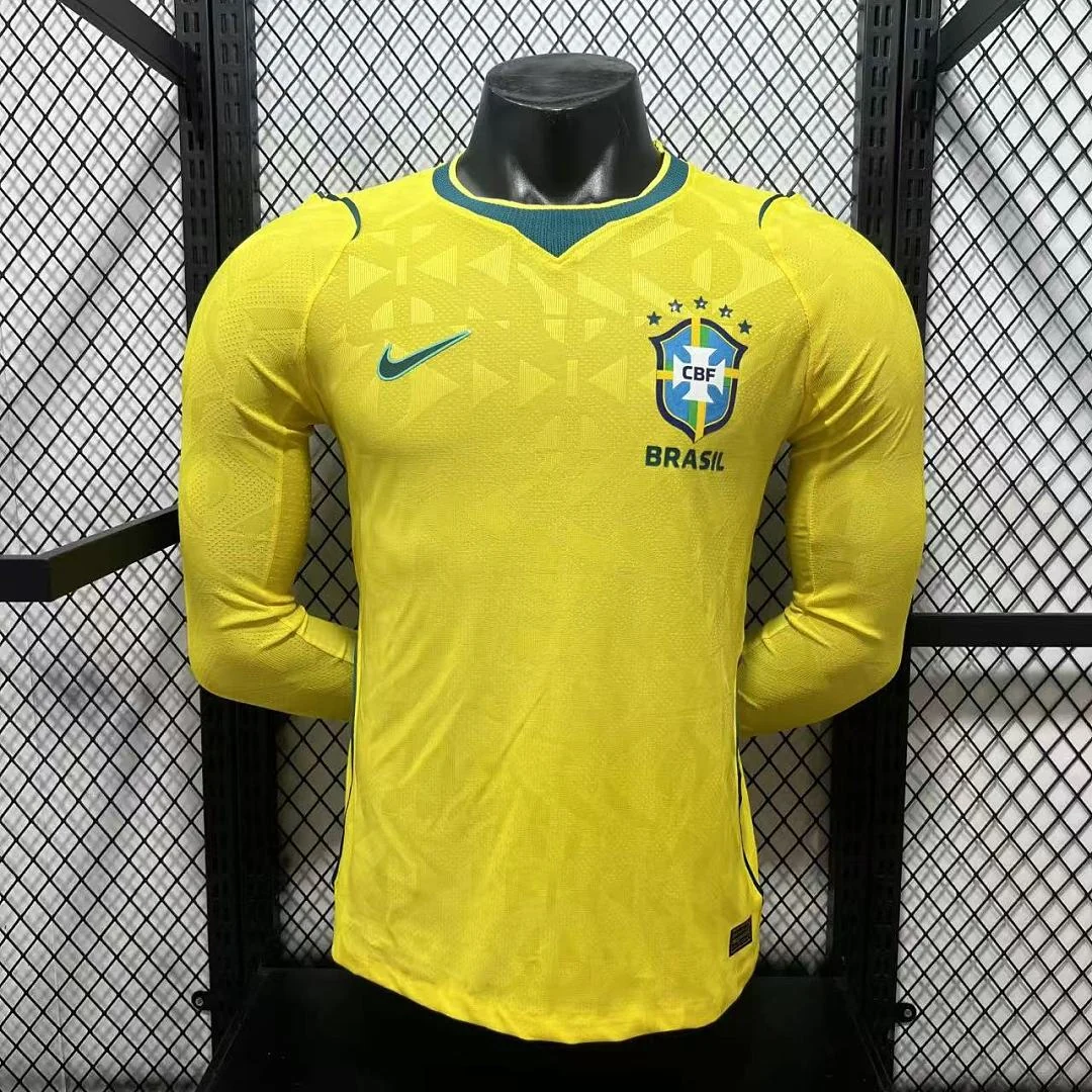 2026 Brazil Home Long Sleeve S-3XL