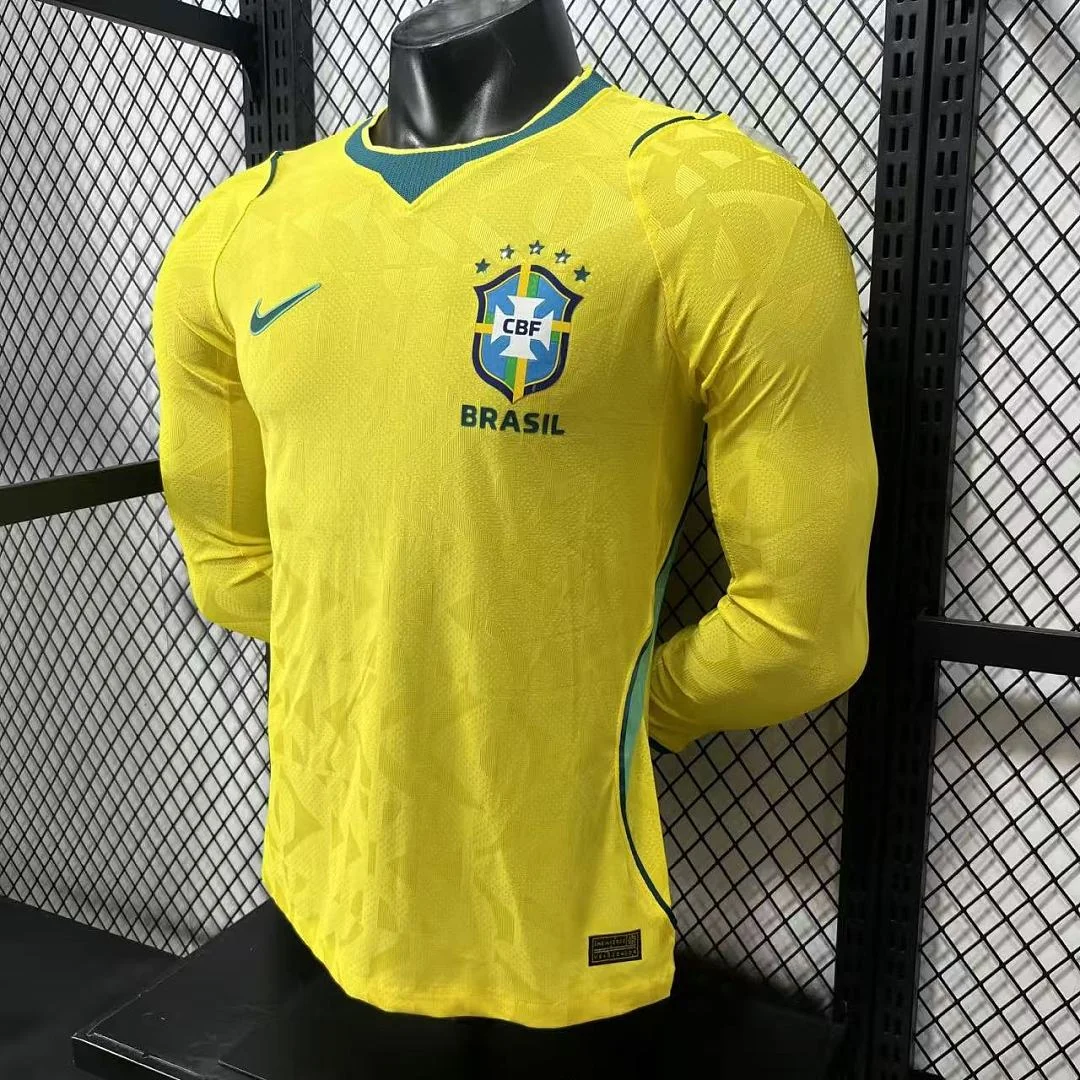 2026 Brazil Home Long Sleeve S-3XL - view 7