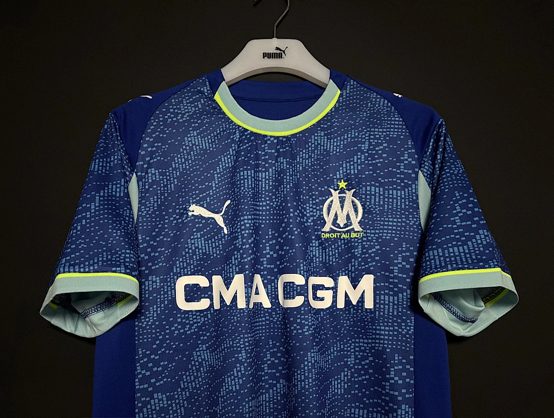 25-26 Marseille Third Away Kit S-4XL - view 3