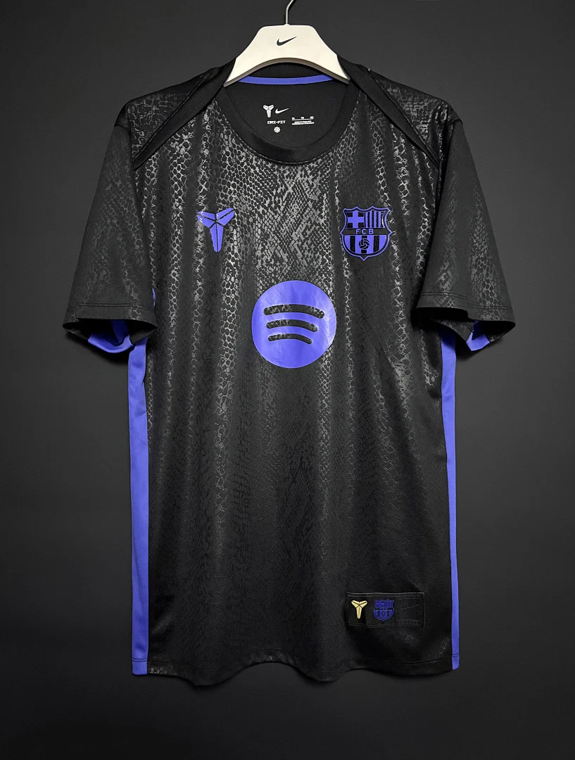 25-26 Barcelona Training Jersey Black S-4XL