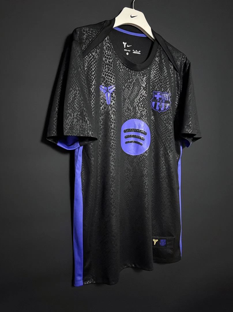 25-26 Barcelona Training Jersey Black S-4XL - view 2