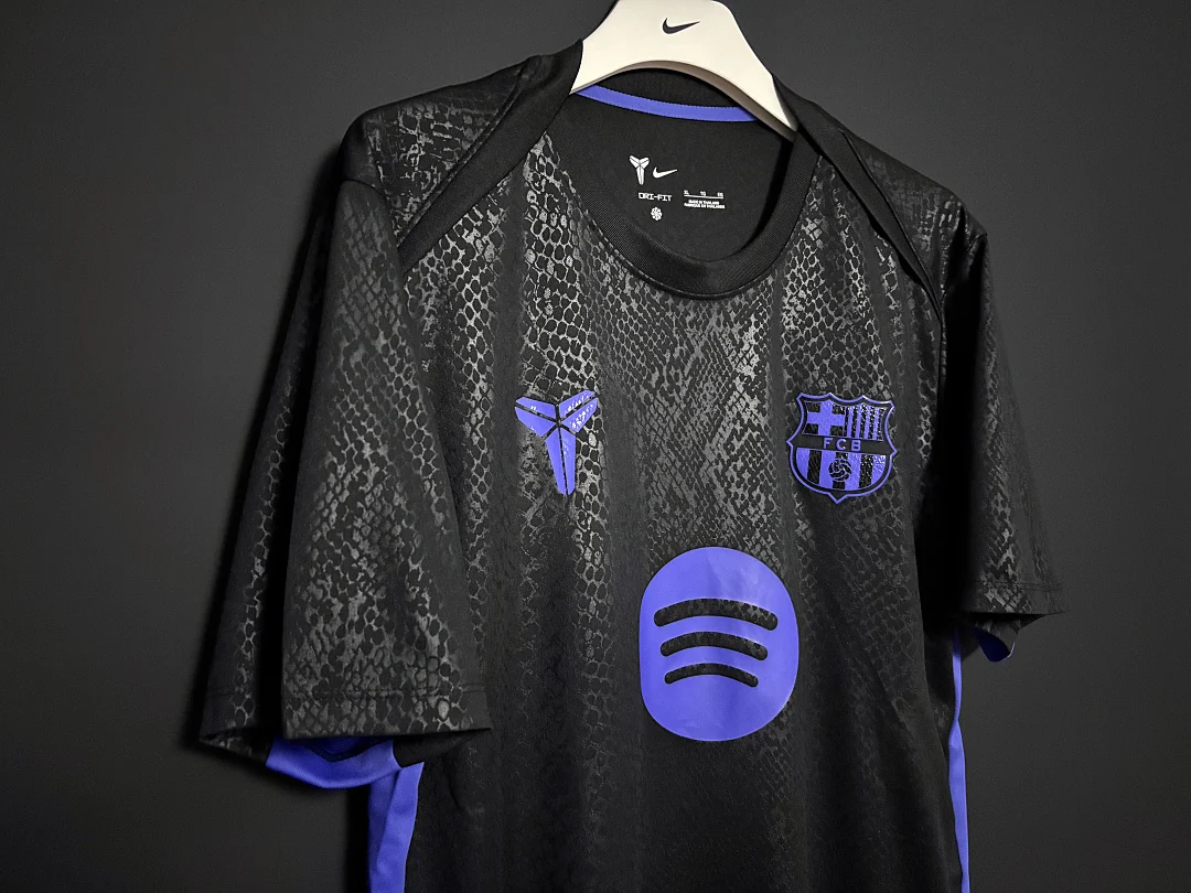 25-26 Barcelona Training Jersey Black S-4XL - view 6