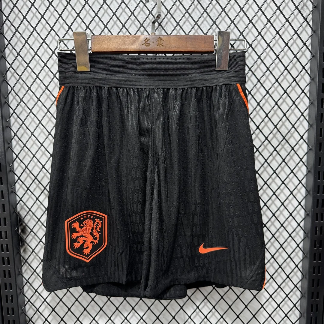 2026 Netherlands Black Shorts S-3XL
