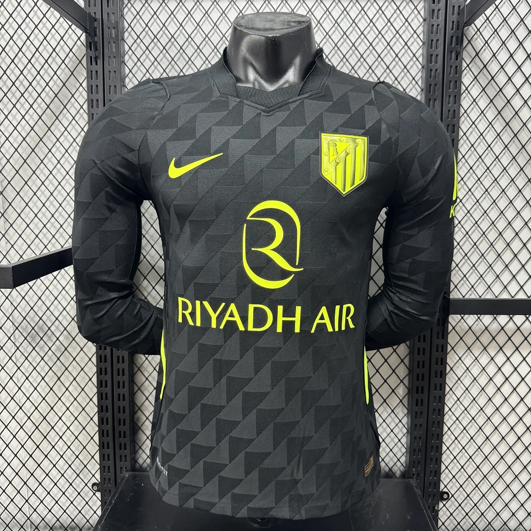 2627 Atletico Madrid Away Long Sleeve S-3XL
