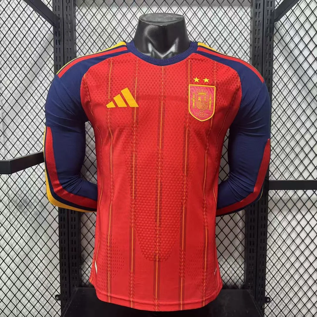 2026 Spain Home Long Sleeve S-3XL