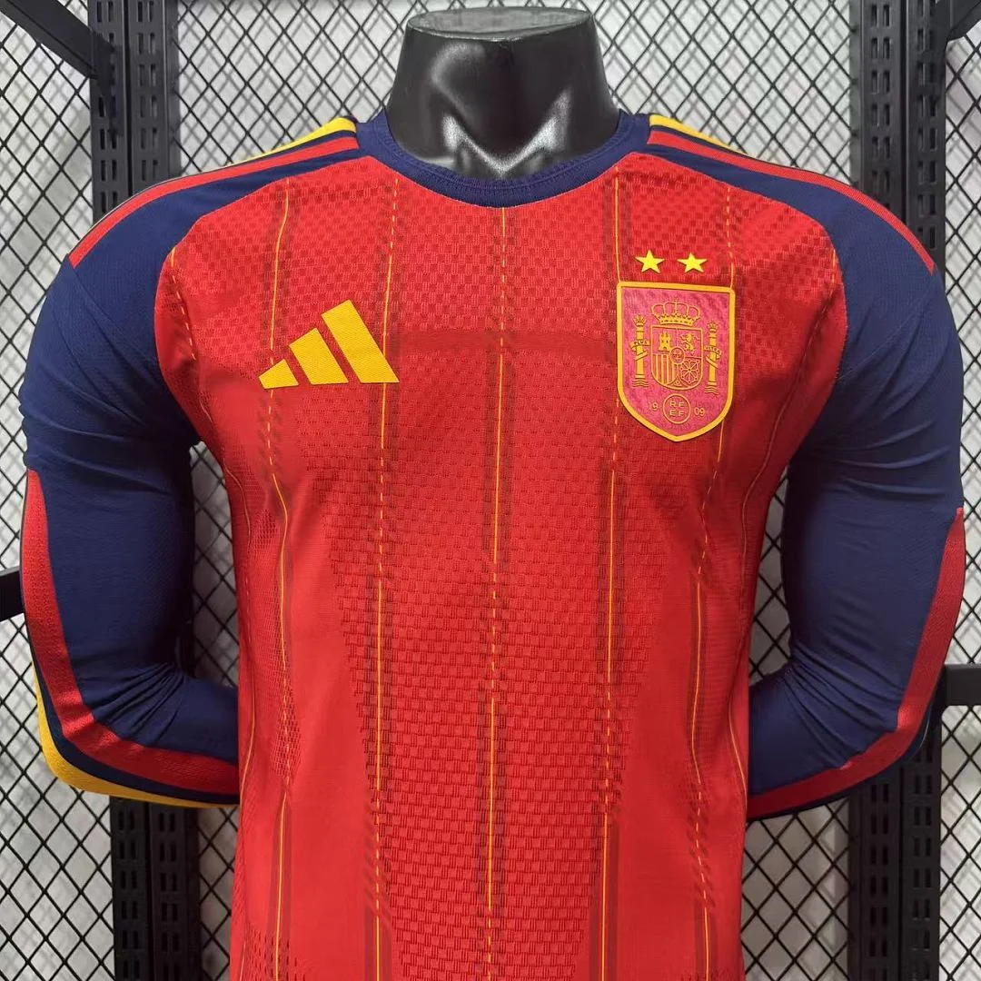 2026 Spain Home Long Sleeve S-3XL - view 3